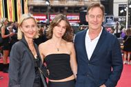 Emma Hewitt, Ruby Isaacs, and Jason Isaacs at Blink Twice's European Premiere (Image via Getty)